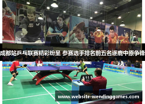 成都站乒乓联赛精彩纷呈 参赛选手排名前五名逐鹿中原争锋
