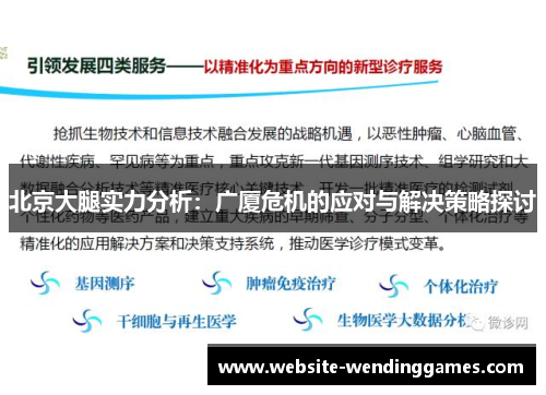 北京大腿实力分析：广厦危机的应对与解决策略探讨